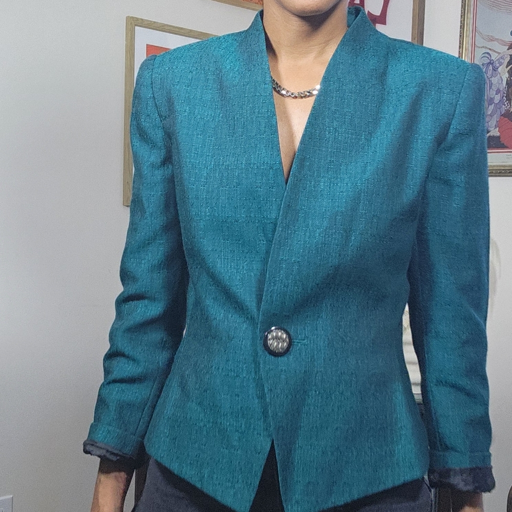 🔥SOLD🔥 Vintage Le Suit Blazer Jacket - Picture 12 of 12
